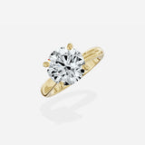 Sercret Diamond Solitaire Engagement Ring