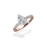 Alluring Hidden Halo Engagement Ring