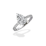 Alluring Hidden Halo Engagement Ring