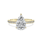 Alluring Hidden Halo Engagement Ring