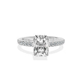 Alluring Hidden Halo Engagement Ring