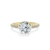 Alluring Hidden Halo Engagement Ring