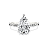 Alluring Hidden Halo Engagement Ring