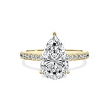 Alluring Hidden Halo Engagement Ring