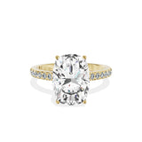 Alluring Hidden Halo Engagement Ring