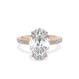 Alluring Hidden Halo Engagement Ring