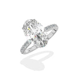 Alluring Hidden Halo Engagement Ring