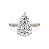 Alluring Hidden Halo Engagement Ring