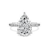 Alluring Hidden Halo Engagement Ring