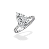 Alluring Hidden Halo Engagement Ring