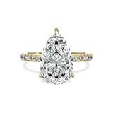 Alluring Hidden Halo Engagement Ring