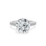 Alluring Hidden Halo Engagement Ring