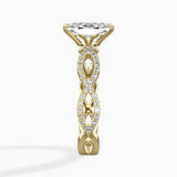 Infinity Band Vintage Style Engagement Ring - The Better Diamonds