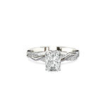 Intertwined Solitaire Engagement Ring - The Better Diamonds