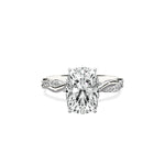 Intertwined Solitaire Engagement Ring - The Better Diamonds