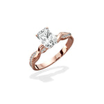 Intertwined Solitaire Engagement Ring - The Better Diamonds