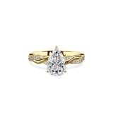 Intertwined Solitaire Engagement Ring - The Better Diamonds