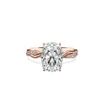 Intertwined Solitaire Engagement Ring - The Better Diamonds