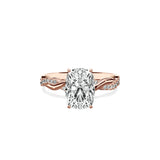 Intertwined Solitaire Engagement Ring - The Better Diamonds