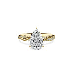 Intertwined Solitaire Engagement Ring - The Better Diamonds