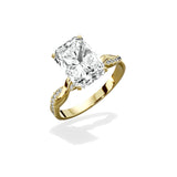 Intertwined Solitaire Engagement Ring - The Better Diamonds