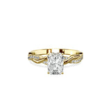 Intertwined Solitaire Engagement Ring - The Better Diamonds