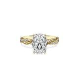 Intertwined Solitaire Engagement Ring - The Better Diamonds