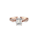 Intertwined Solitaire Engagement Ring - The Better Diamonds