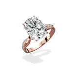 Intertwined Solitaire Engagement Ring - The Better Diamonds