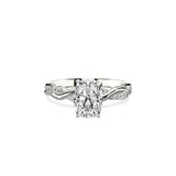 Intertwined Solitaire Engagement Ring - The Better Diamonds