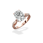 Intertwined Solitaire Engagement Ring - The Better Diamonds