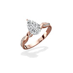 Intertwined Solitaire Engagement Ring - The Better Diamonds