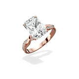 Intertwined Solitaire Engagement Ring - The Better Diamonds