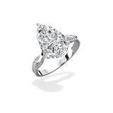 Intertwined Solitaire Engagement Ring - The Better Diamonds