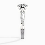 Intertwined Solitaire Engagement Ring - The Better Diamonds