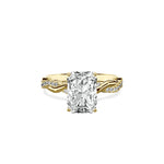 Intertwined Solitaire Engagement Ring - The Better Diamonds