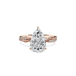 Intertwined Solitaire Engagement Ring - The Better Diamonds