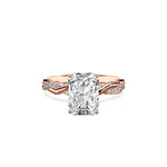 Intertwined Solitaire Engagement Ring - The Better Diamonds