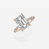 Marquise Band Solitaire Engagement Ring - The Better Diamonds
