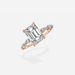 Marquise Band Solitaire Engagement Ring - The Better Diamonds