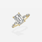 Marquise Band Solitaire Engagement Ring - The Better Diamonds