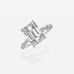 Marquise Band Solitaire Engagement Ring - The Better Diamonds