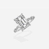 Marquise Band Solitaire Engagement Ring - The Better Diamonds