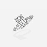 Marquise Band Solitaire Engagement Ring - The Better Diamonds