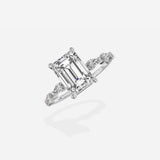 Marquise Band Solitaire Engagement Ring - The Better Diamonds