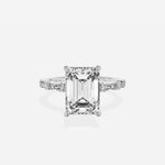 Marquise Band Solitaire Engagement Ring - The Better Diamonds