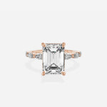 Marquise Band Solitaire Engagement Ring - The Better Diamonds