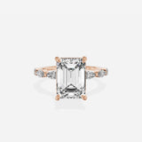 Marquise Band Solitaire Engagement Ring - The Better Diamonds