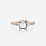 Marquise Band Solitaire Engagement Ring - The Better Diamonds