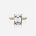 Marquise Band Solitaire Engagement Ring - The Better Diamonds